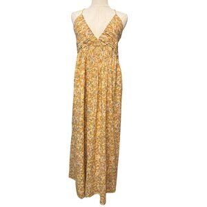 NWT Treasure & Bond XL Floral Tropics Sundress Backless Yellow/Orange Sundress